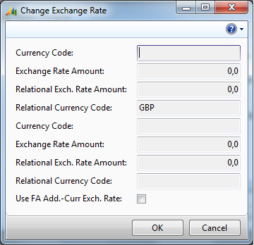 Currency Exchange Rate page